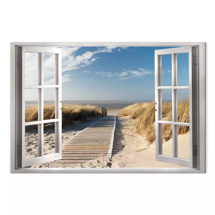 Cuadro Window: View of the Beach