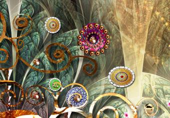 Cuadro moderno Árbol eternidad (5 piezas) - abstracción colorida decorada