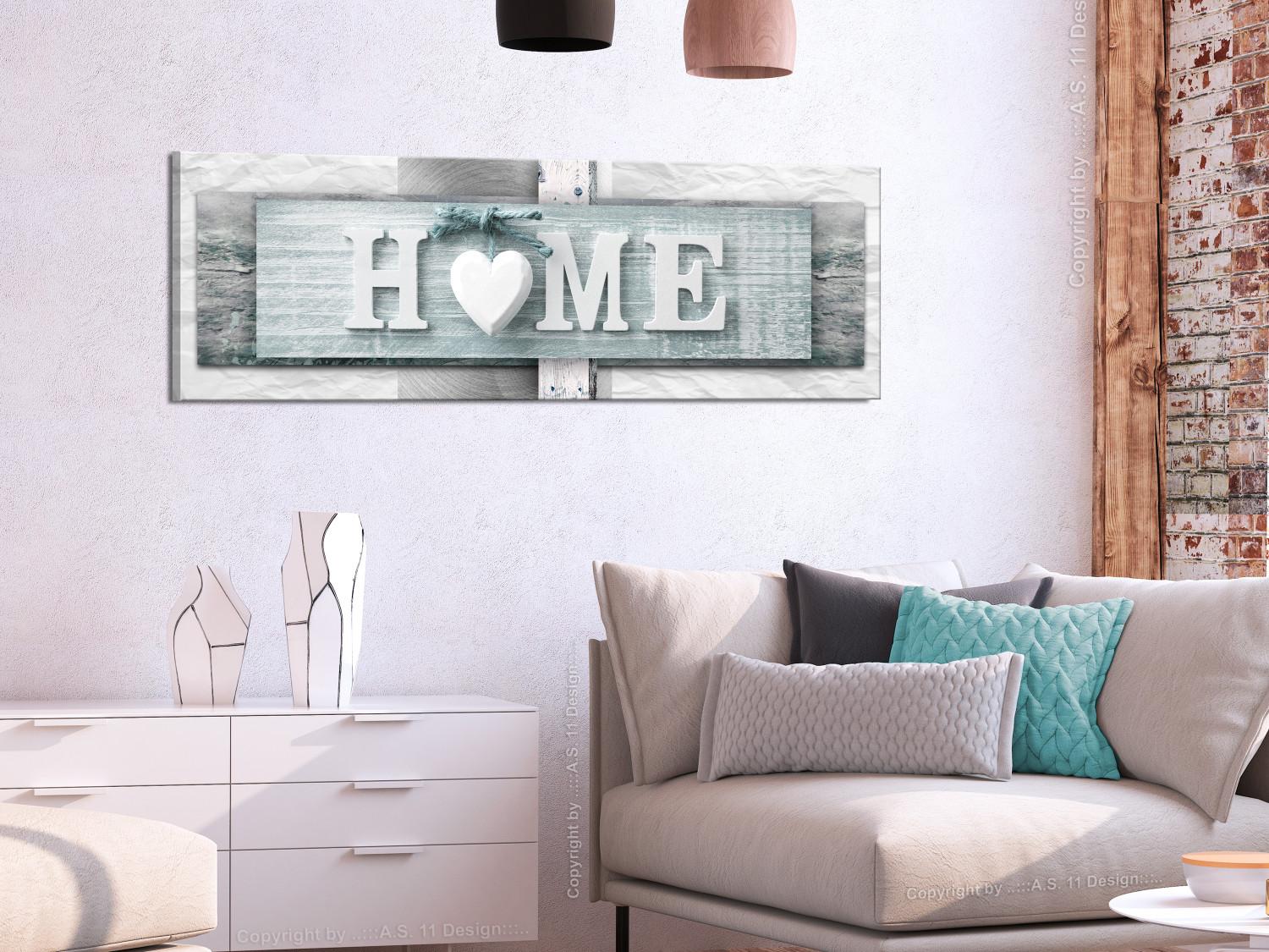 Cuadro moderno Home with a Heart