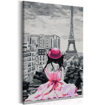 Cuadro para pintar por números París - vista de la Torre Eiffel