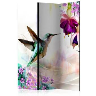 Biombo barato Hummingbirds and Flowers [Room Dividers]