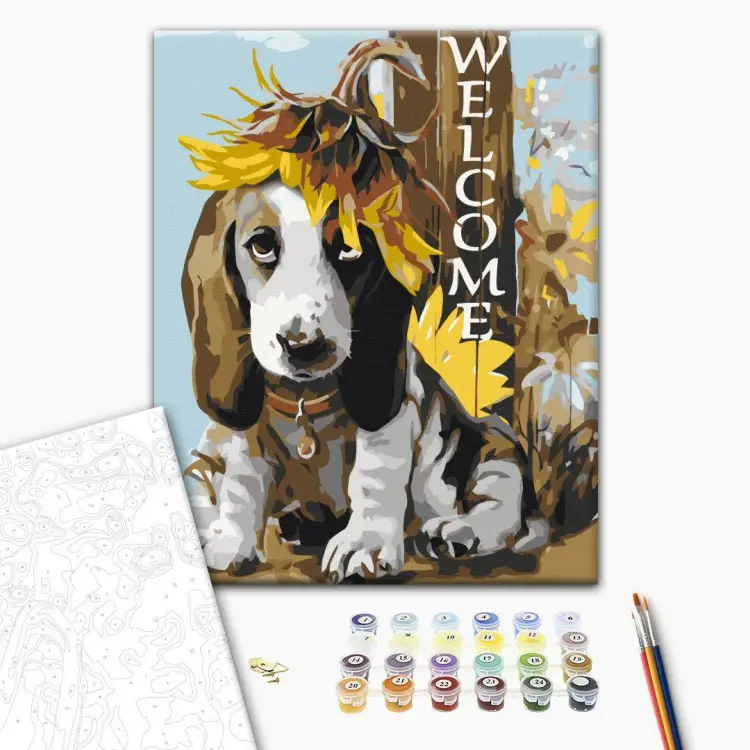Schnauzer-Kit de pintura por números. - Art Box Schnauzer-Kit de pintura por números. - Art Box