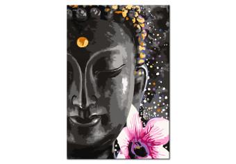 Cuadro para pintar con números Buddha and Flower