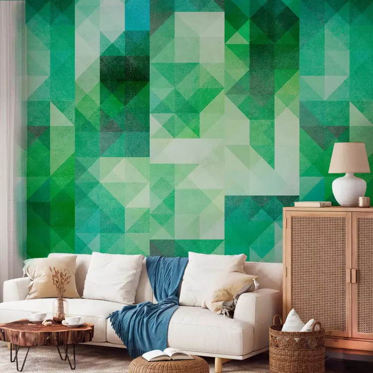 Papel decorado Pixels (Green)