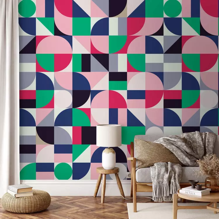 Papel decorado Geometric Mosaic (Colourful)