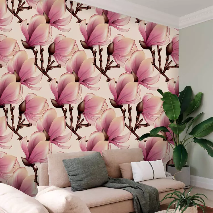 Papel de pared Blooming Magnolias