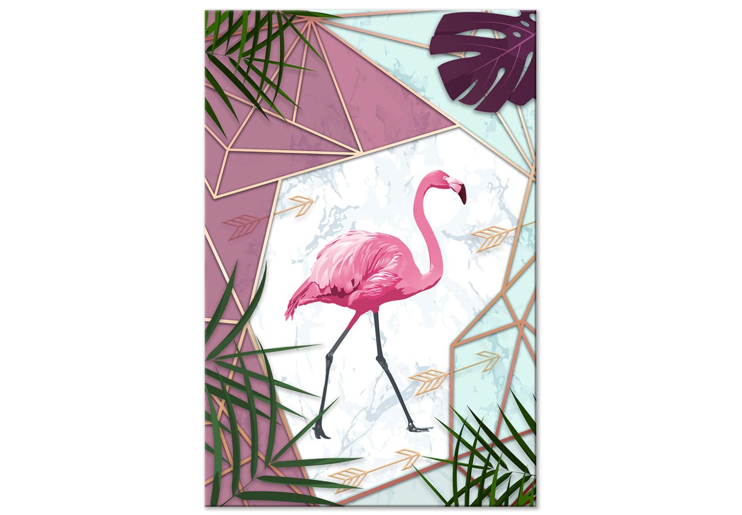 Cuadro Flamingo Walk (1 Part) Vertical