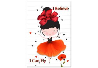 Cuadro decorativo I Believe I Can Fly (1 Part) Vertical