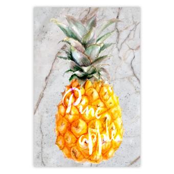 Cartel Pineapple on Concrete [Poster]