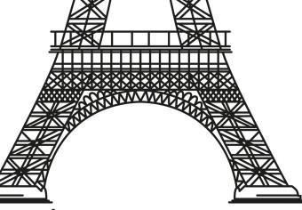 Cartel París siempre es una buena idea - con la Torre Eiffel