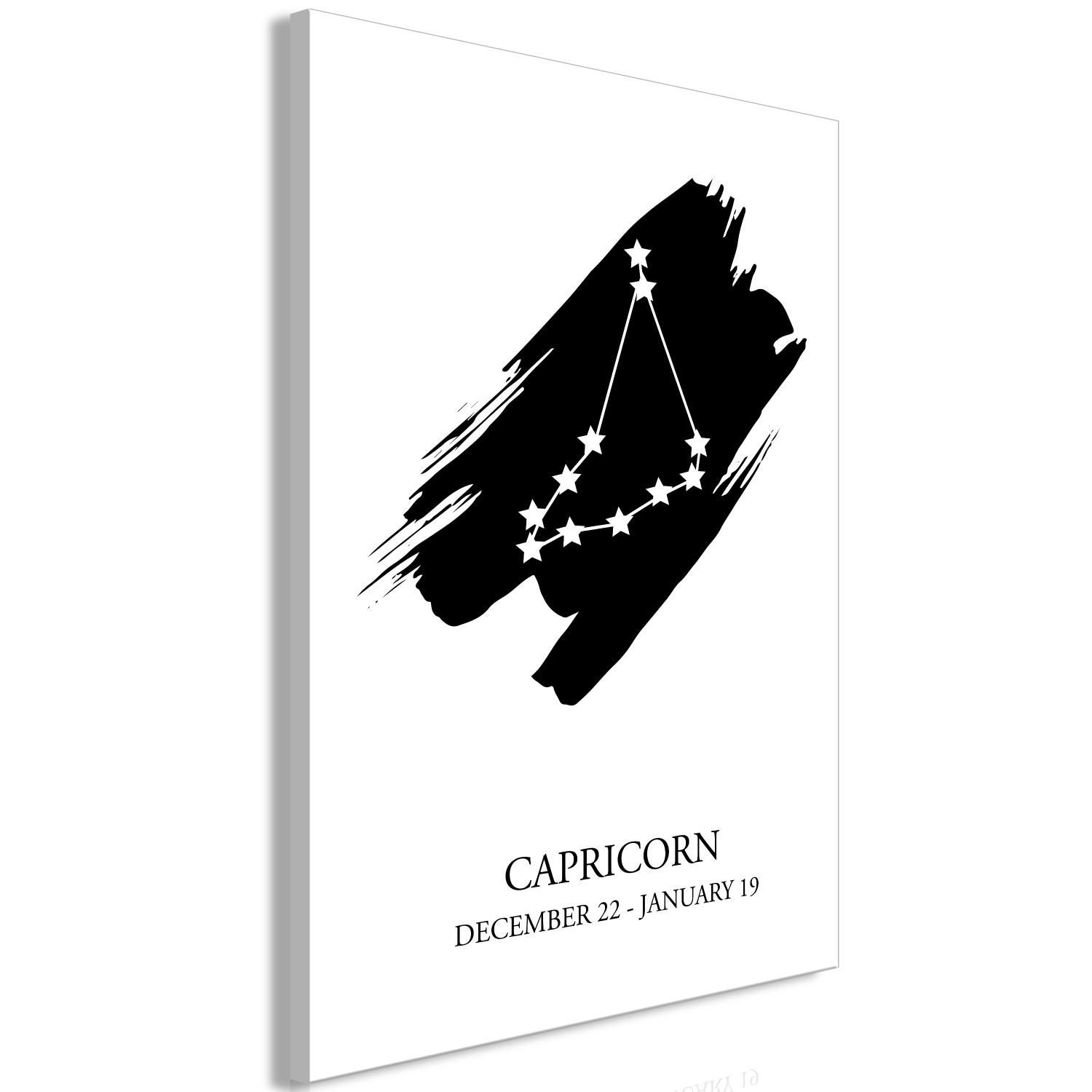 Cuadro decorativo Zodiac Signs: Capricorn (1 Part) Vertical