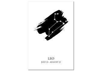 Cuadro decorativo Zodiac Signs: Leo (1 Part) Vertical