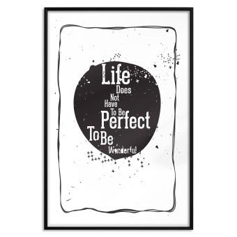 Set de poster Life Does Not Have To Be Perfect To Be Wonderful [Poster]