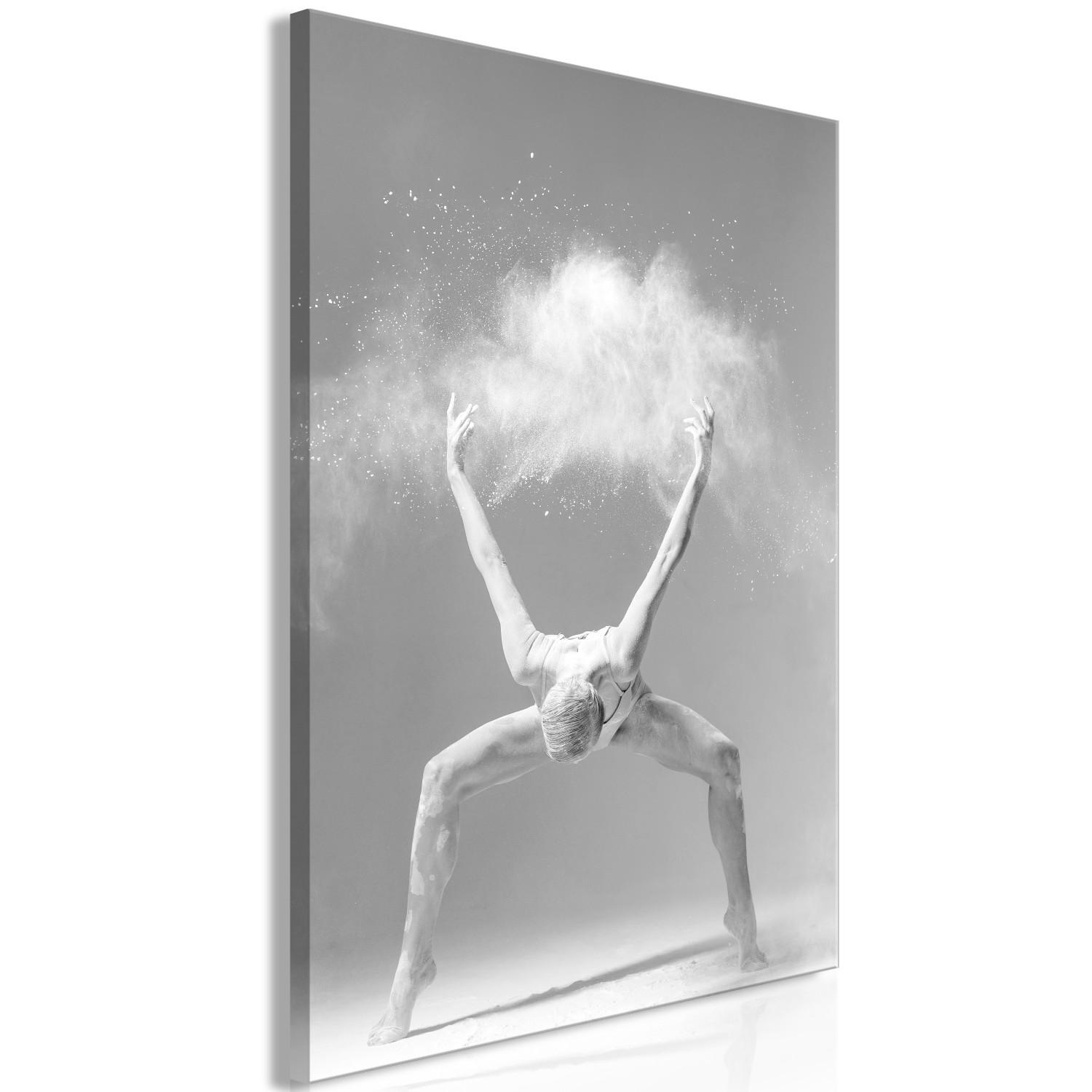 Cuadro moderno Expresión en la danza (1 parte) - ballet en blanco y negro
