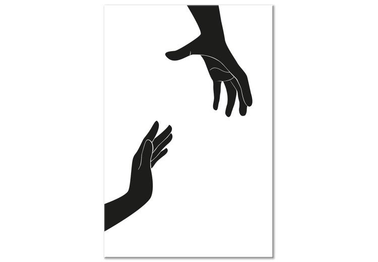 Cuadro en lienzo Historia en blanco y negro (1 parte) - emociones al alcance de la mano