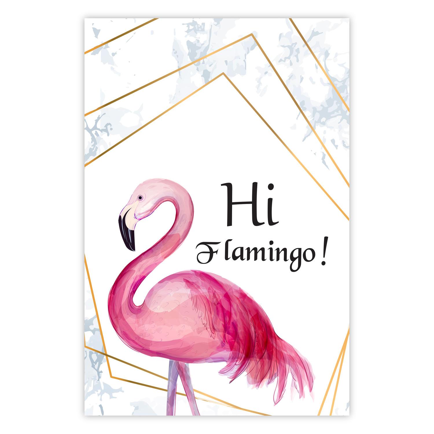 Cartel Hi Flamingo! [Poster]