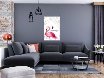 Cartel Hi Flamingo! [Poster]