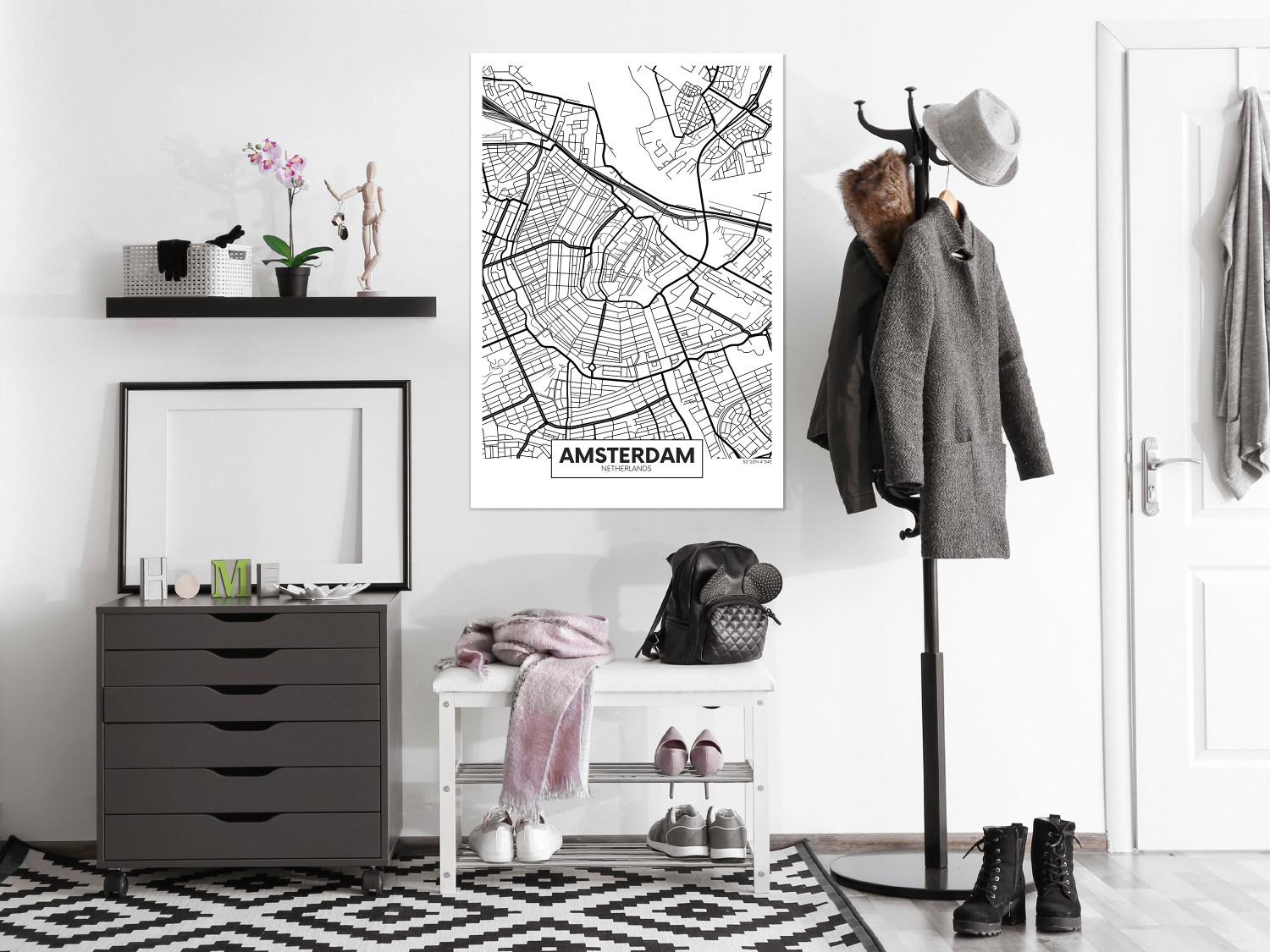 Póster Map of Amsterdam [Poster]