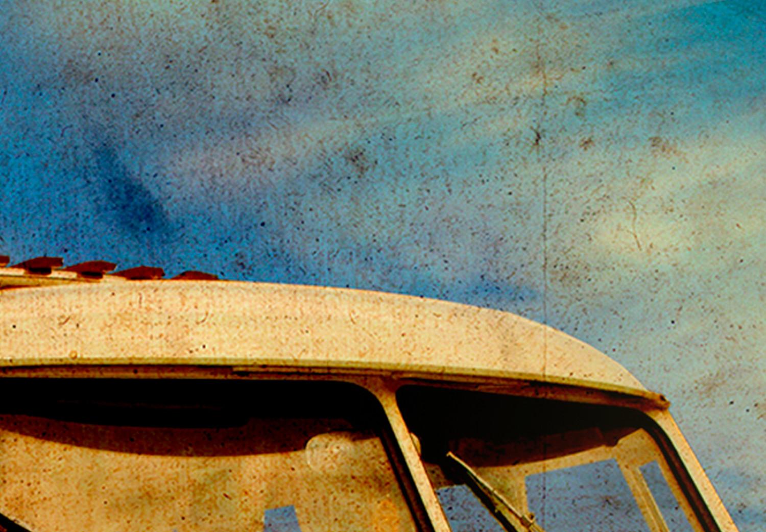 Cuadro decorativo Aventura de verano (1 parte) - coche retro en el cielo