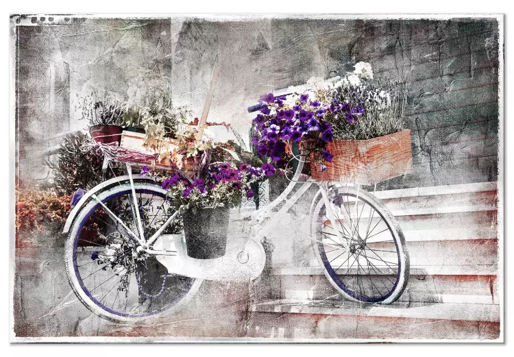 Calle de Flores (1 parte) - Bicicleta Shabby Chic Bajo Escaleras