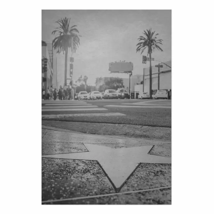 Cartel Paseo de la Fama - famosa calle de Los Ángeles