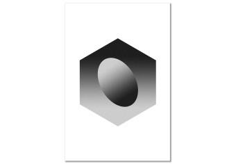 Cuadro Egg in a Hexagon (1 Part) Vertical