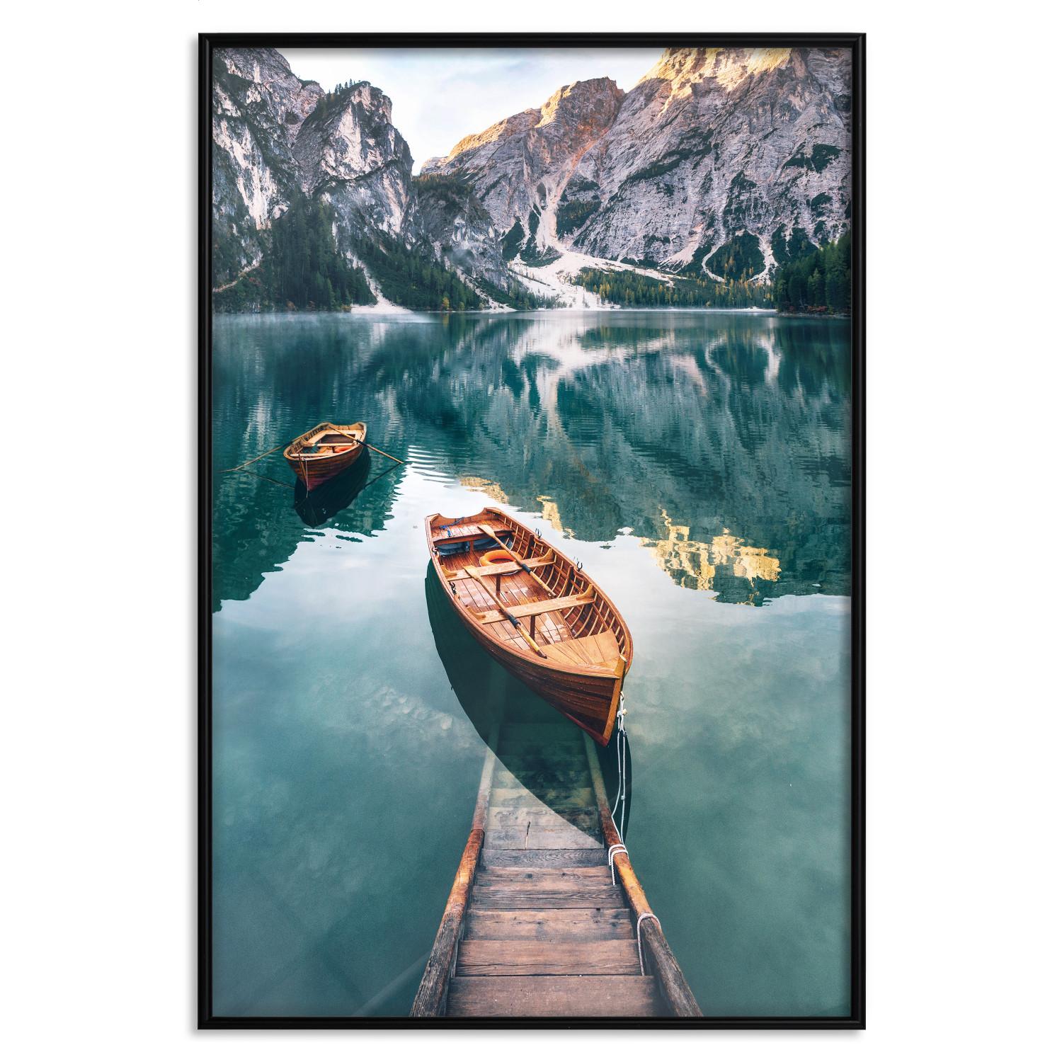 Set de poster Boats In Dolomites [Poster]