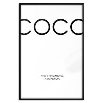 Set de poster Coco - composición minimalista en blanco y negro y texto en inglés