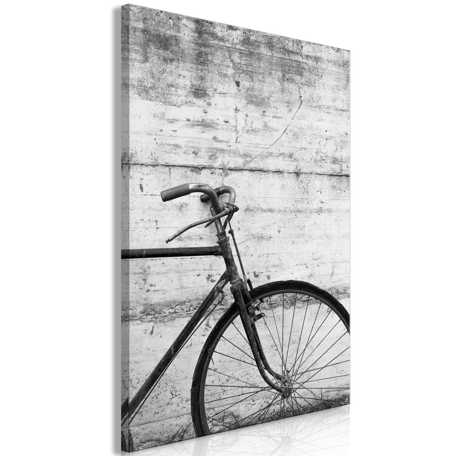 Cuadro moderno Bicycle And Concrete (1 Part) Vertical