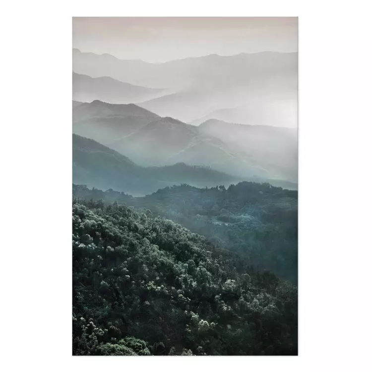Hermosa Toscana - paisaje bosques niebla cadena montañosa