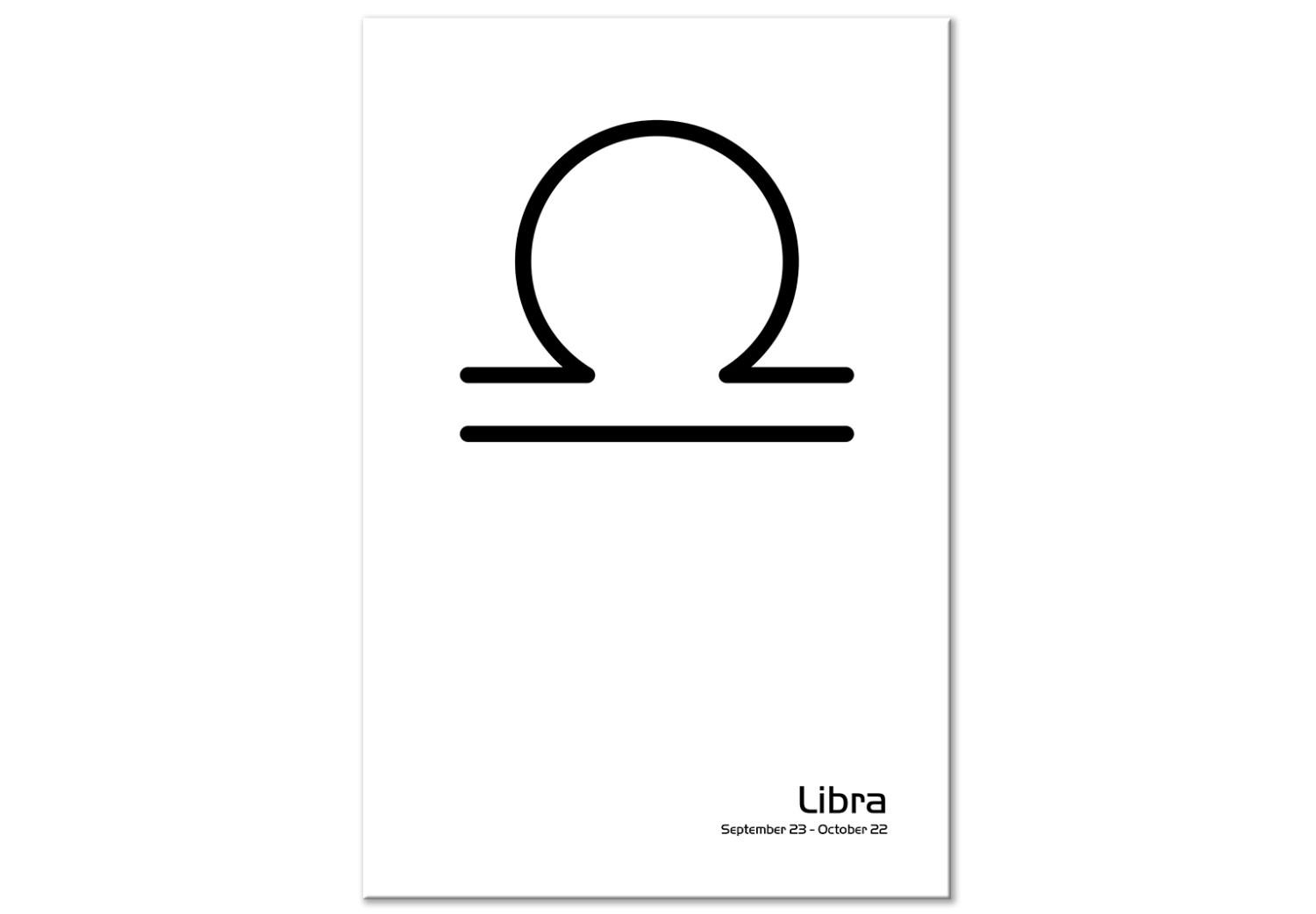 Cuadro moderno Libra (1 Part) Vertical