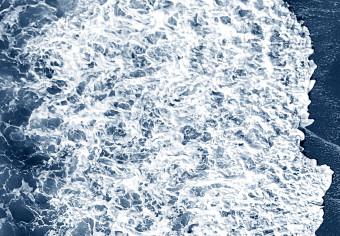 Set de poster Olas de melancolía - paisaje marino desde arriba en azul
