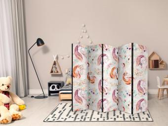 Biombo decorativo Pastel Unicorns II [Room Dividers]