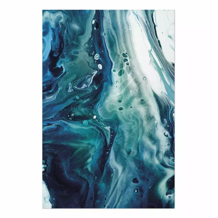 Set de poster Horror oceánico: abstracción en azules
