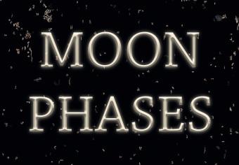 Póster Ciclo lunar: fases con subtítulos