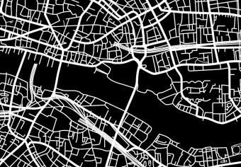 Cuadro moderno Dark Map of London (1 Part) Vertical
