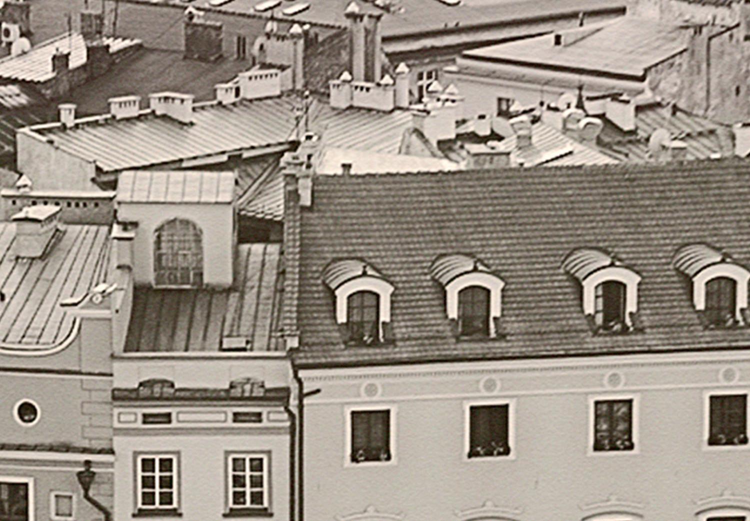 Cuadro Iglesia de San Adalberto - símbolo de la ciudad de Cracovia en sepia