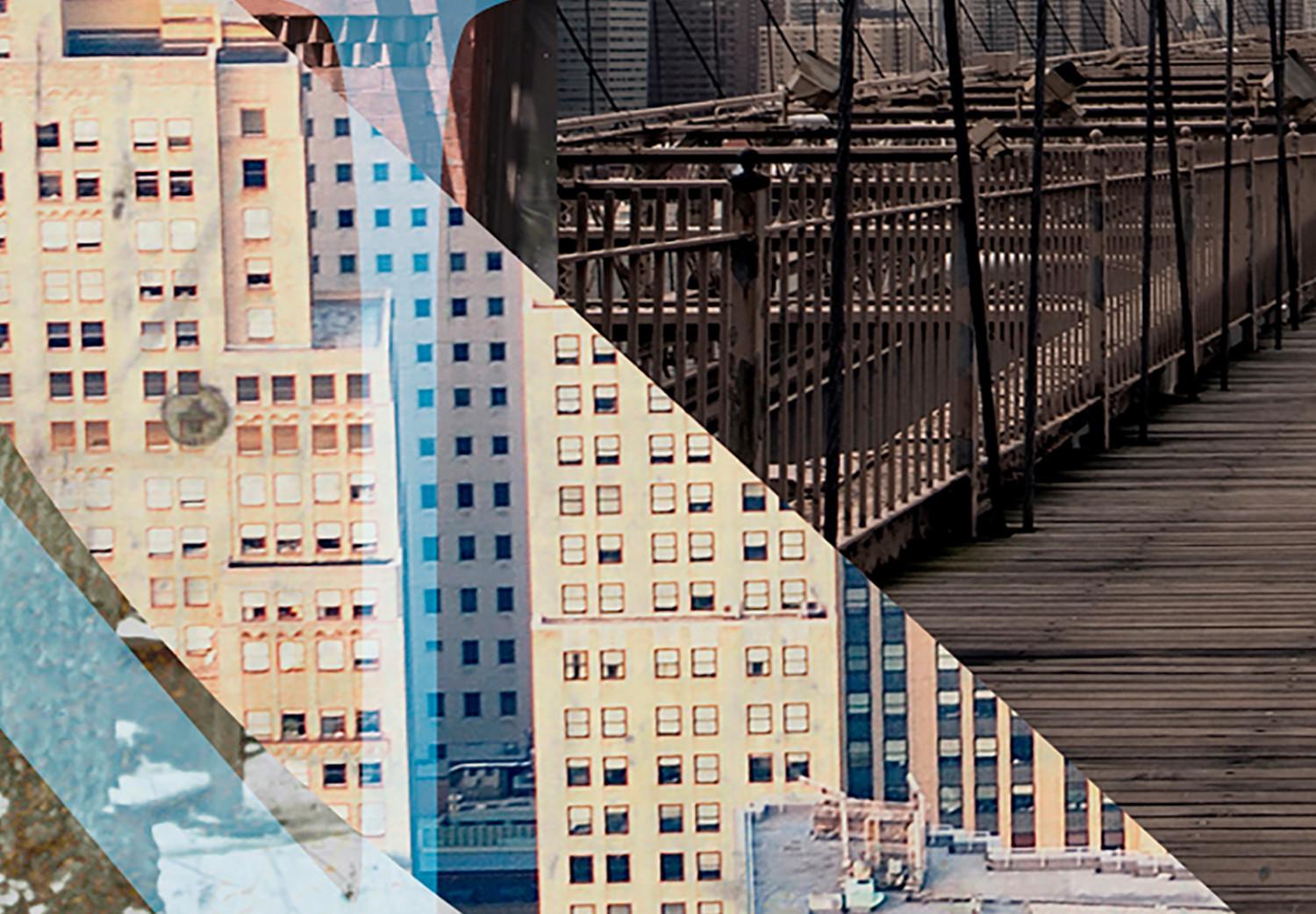 Cuadro Variación de Nueva York - cara loca de arquitectura y vida en EE. UU.