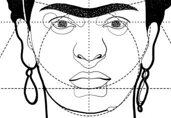 Cuadro Facial Composition (3 Parts)