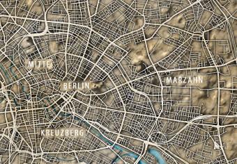 Cuadro Hipsometric Berlin - un mapa que representa la topografía