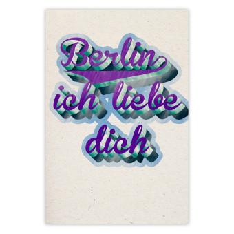 Poster Berlin Ich Liebe Dich [Poster]