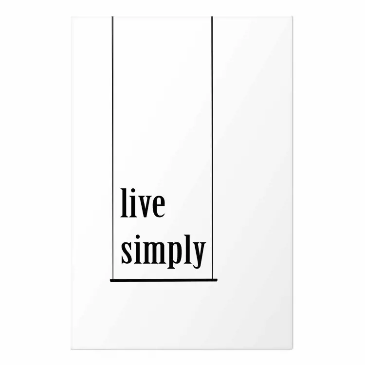 Eslogan minimalista - composición en blanco y negro con cita en inglés