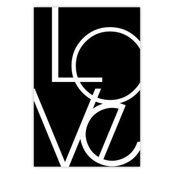 Poster Black and White: Love [Poster]