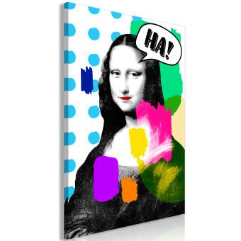 Cuadro moderno Mujer en pop-art (1 parte) - retrato modernista de Mona Lisa