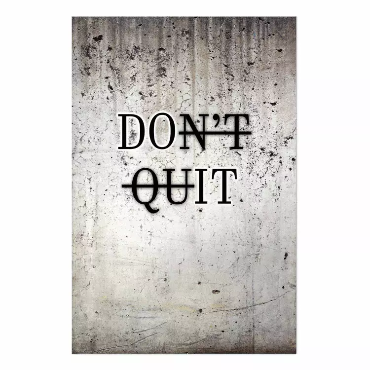 Poster Don't Quit [Poster]