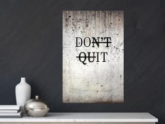 Poster Don't Quit [Poster]