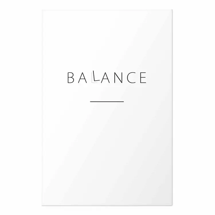 Balance [Poster]