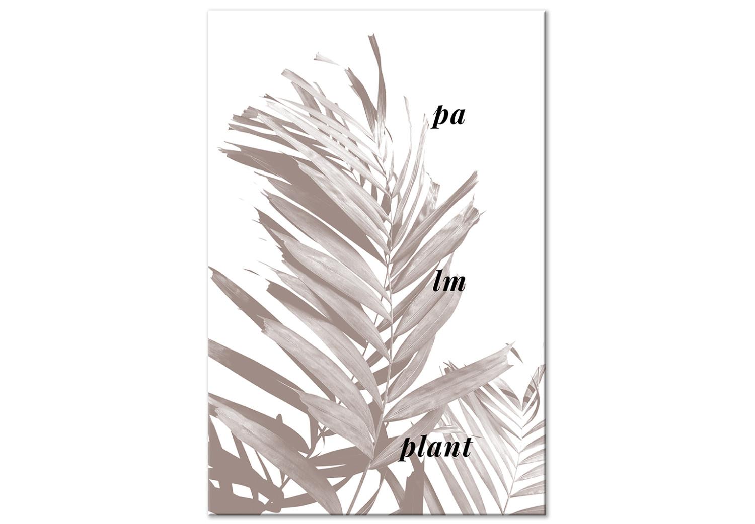 Cuadro Palm Plant (1 Part) Vertical