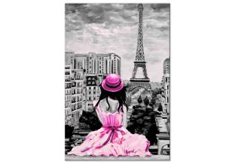Cuadro Paris Colour (1 Part) Vertical Pink