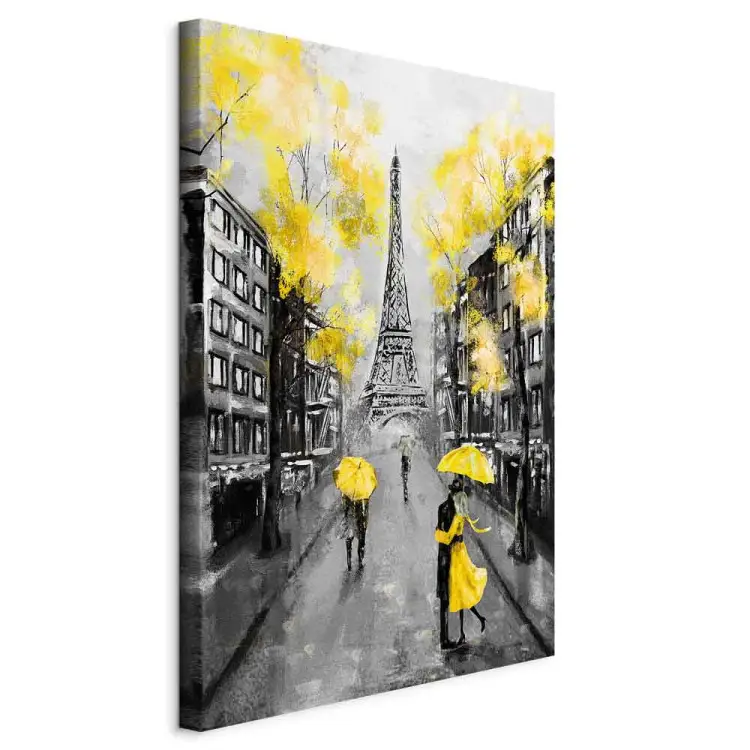 Cita parisina amarillo vertical